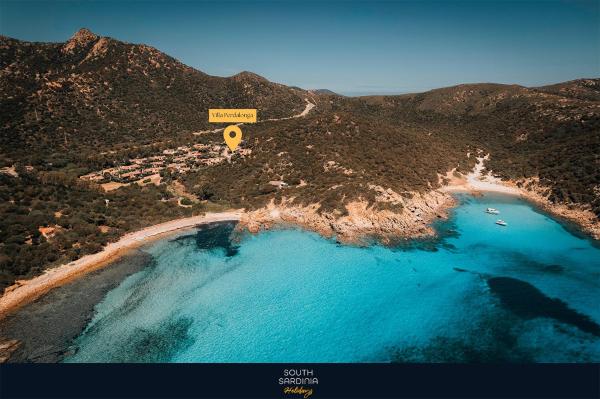 Villa Perdalonga, Vista Mare Sea View Tuerredda, 予約 ヴィラ Teulada Sulcis Iglesiente