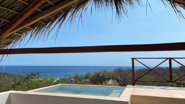 Cabañas Mizontle, 予約  Mazunteのプール付きホテル, Punta Cometa周辺, プール