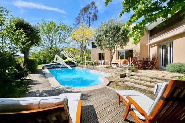 Luxury ! Villa avec piscine - Vue 180 sur le golf, 予約  Gestel ブルターニュ地域圏